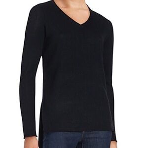 Saks Fifth Avenue V Neck Cashmere Sweater